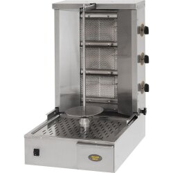 Profi-Gas-Drehspießgrill für Gyros & Kebap...