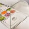 Saladette 3‑türig mit Glasaufsatz & GN 1/1 (für 16× GN 1/4)