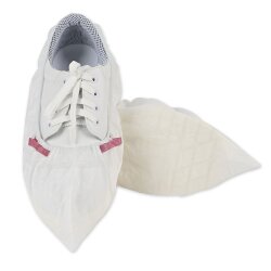 Überschuhe für Hygomat Clipless Weiß aus PP/CPE-Beschichtung Karton 10 x 120 Stück