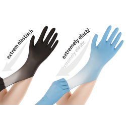 Nitrilhandschuhe Extra Safe Super Stretch puderfrei