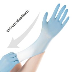 Nitrilhandschuhe Extra Safe Super Stretch puderfrei