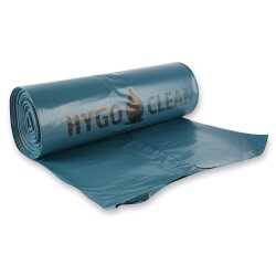 Müllsäcke 120 L aus LDPE 70x110 cm Blau 80 my 4 Rollen á 25 Stück