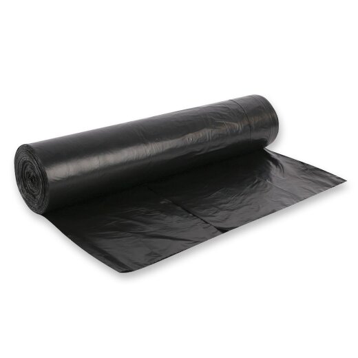 Müllsäcke 120 L aus HDPE 70x110 cm Schwarz 20 my 10 Rollen á 50 Stück