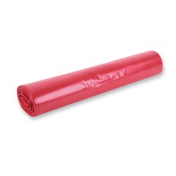 Müllsäcke 70 L aus LDPE 100x57,5 cm Rot 40 my 10 Rollen á 25 Stück