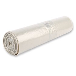 Müllsäcke 240 L aus LDPE auf 120x135 cm Transparent 60 my 10 Rollen á 10 Stück