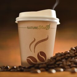 Kaffeebecher "Mocca" aus Kraftpapier, FSC®-zertifiziert Natur 0,2 L 50 Stück