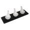 Rechteckige Schieferplatten 30 x 10 cm Olympia 4 Stück