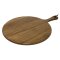 Rundes Servierbrett Akazienholz mit Griff 33 cm oder 35,5 cm Olympia