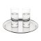 Rundes Serviertablett Edelstahl 30,5 cm Olympia