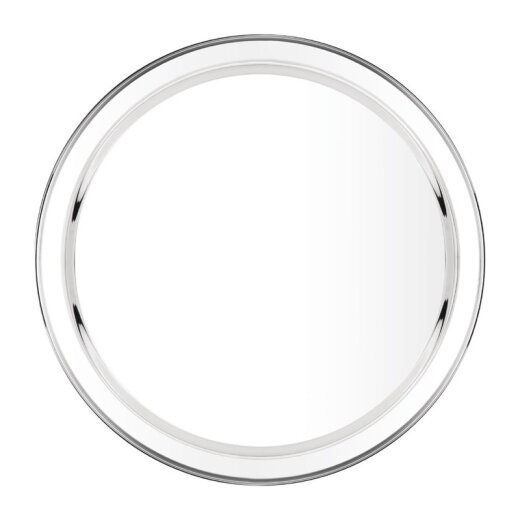 Rundes Serviertablett Edelstahl 40,5 cm Olympia