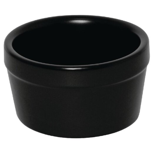 Aufflaufförmchen Schwarz 9,5 cm Olympia Rustic 6 Stück