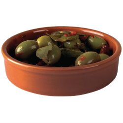 Tapasschalen Terrakotta 13,4 cm Olympia Rustic 6 Stück