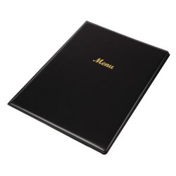 Speisekarte Pvc Schwarz A4 Olympia