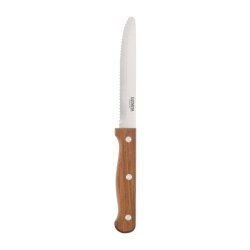 Steakmesser mit runder Spitze Holz Olympia 12 Stück