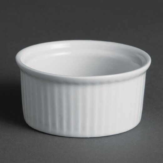 Auflaufförmchen Olympia Whiteware 12 Stück verschiedene Größen