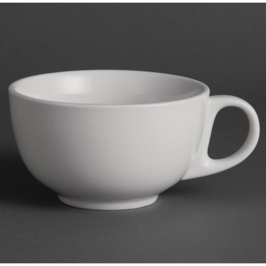 Cappuccinotassen 42,6 cl Olympia Whiteware 12 Stück