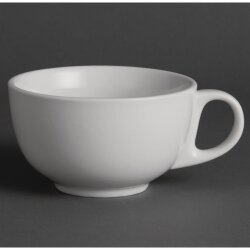 Cappuccinotassen 42,6 cl Olympia Whiteware 12 Stück