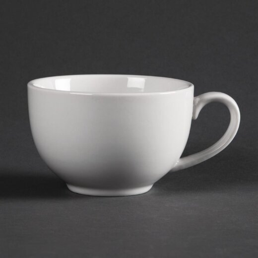 Elegante Tassen 23 cl Olympia Whiteware 12 Stück