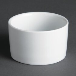 Moderne Auflaufförmchen 7 cm Olympia Whiteware 12 Stück