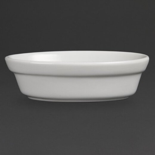 Ovale Auflaufformen Olympia Whiteware 6 Stück verschiedene Größen