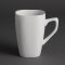 Quadratische Kaffeebecher 28,4 cl Olympia Whiteware 12 Stück