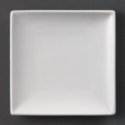 Quadratische Teller Olympia Whiteware 12 Stück...