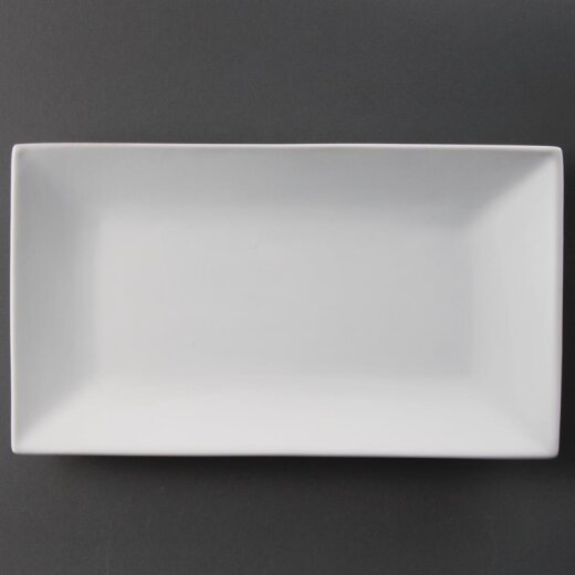 Rechteckige Servierteller 31 x 18 cm Olympia Whiteware 2 Stück