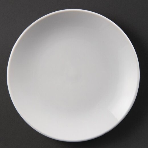 Runde Coupeteller 15 cm Olympia Whiteware 12 Stück