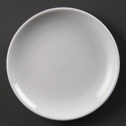 Runde Coupeteller 18 cm Olympia Whiteware 12 Stück