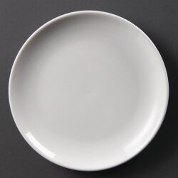 Runde Coupeteller 20 cm Olympia Whiteware 12 Stück