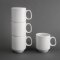 Stapelbare Becher 28,4 cl Olympia Whiteware 12 Stück