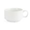 Stapelbare Espressotassen 8,5 cl Olympia Whiteware 12 Stück