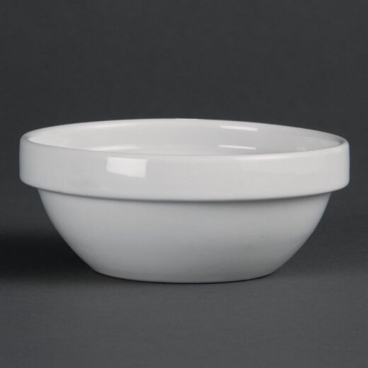 Stapelbare Schüsseln Olympia Whiteware 12 Stück verschiedene Größen