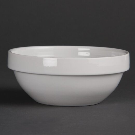 Stapelbare Schüsseln 13 cm Olympia Whiteware 12 Stück