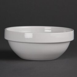 Stapelbare Schüsseln 13 cm Olympia Whiteware 12 Stück