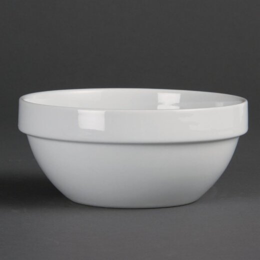 Stapelbare Schüsseln 14,5 cm Olympia Whiteware 12 Stück