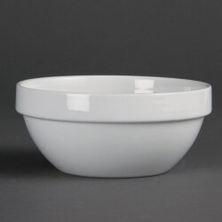 Stapelbare Schüsseln 14,5 cm Olympia Whiteware 12 Stück