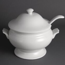 Suppenterrine und Kelle 2,5L Olympia Whiteware