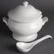 Suppenterrine und Kelle 2,5L Olympia Whiteware