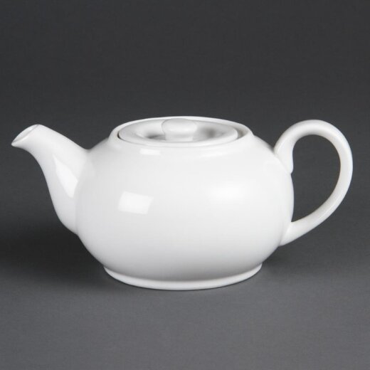 Teekannen 42,6 cl Olympia Whiteware 4 Stück