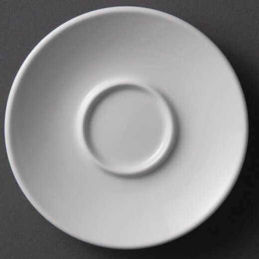 Untertassen für Olympia Whiteware Espressotassen 6cl Olympia Whiteware 12 Stück