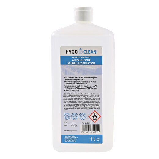 Alkoholische Schnelldesinfektion 10 Liter Curacid® Aktiv Plus