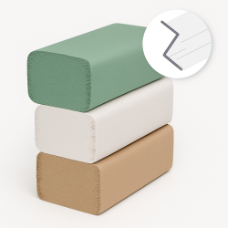 Papierhandtuch 1-lagig ZZ/V-Falz 25x23 cm Recyclingpapier