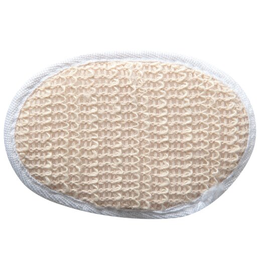 Luffa-Schwamm Weiss 20x25 Stück Verkaufs-Tray