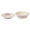 BIO Schüssel rund "Natural Bagasse" aus Zuckerrohr Weiss 900 ml Ø 19,4 cm 12x40 Stück