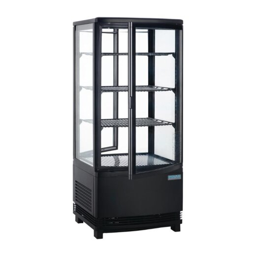 Display Kühlung 86 Liter Schwarz Polar Serie C