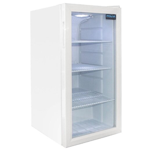 Displaykühlschrank 88 L Tischmodell Weiss Polar Serie C