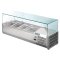 Aufsatzkühlvitrine für 3x GN1/3 + 1x GN1/2  Polar Serie G