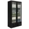 Barkühlschrank 490 L 2 Klapptüren oder 2 Schiebetüren Schwarz Polar Serie G