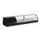 Kühlvitrine für Tapas 150cm Schwarz Polar Serie G 5x GN 1/3